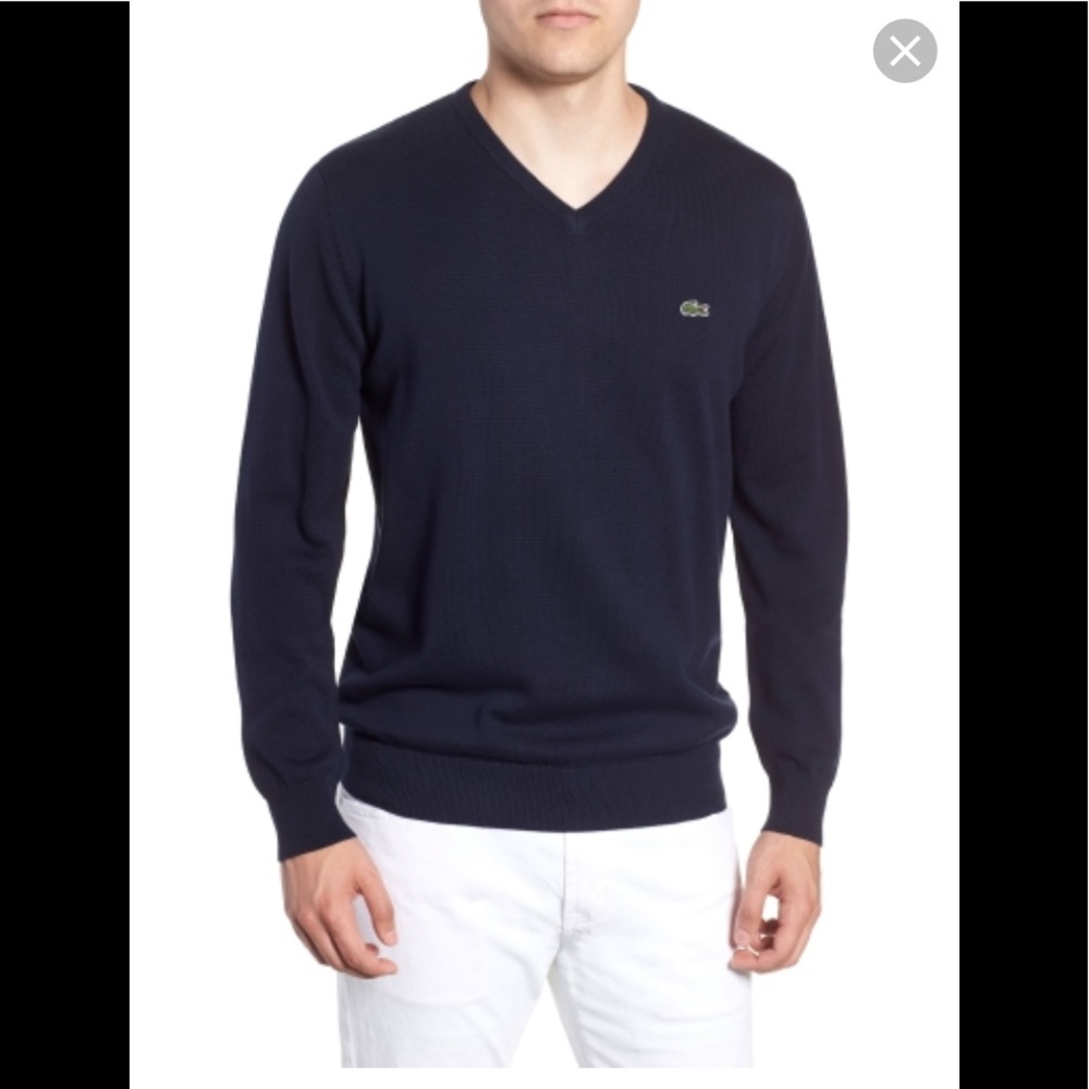 Lacoste V-neck sweater